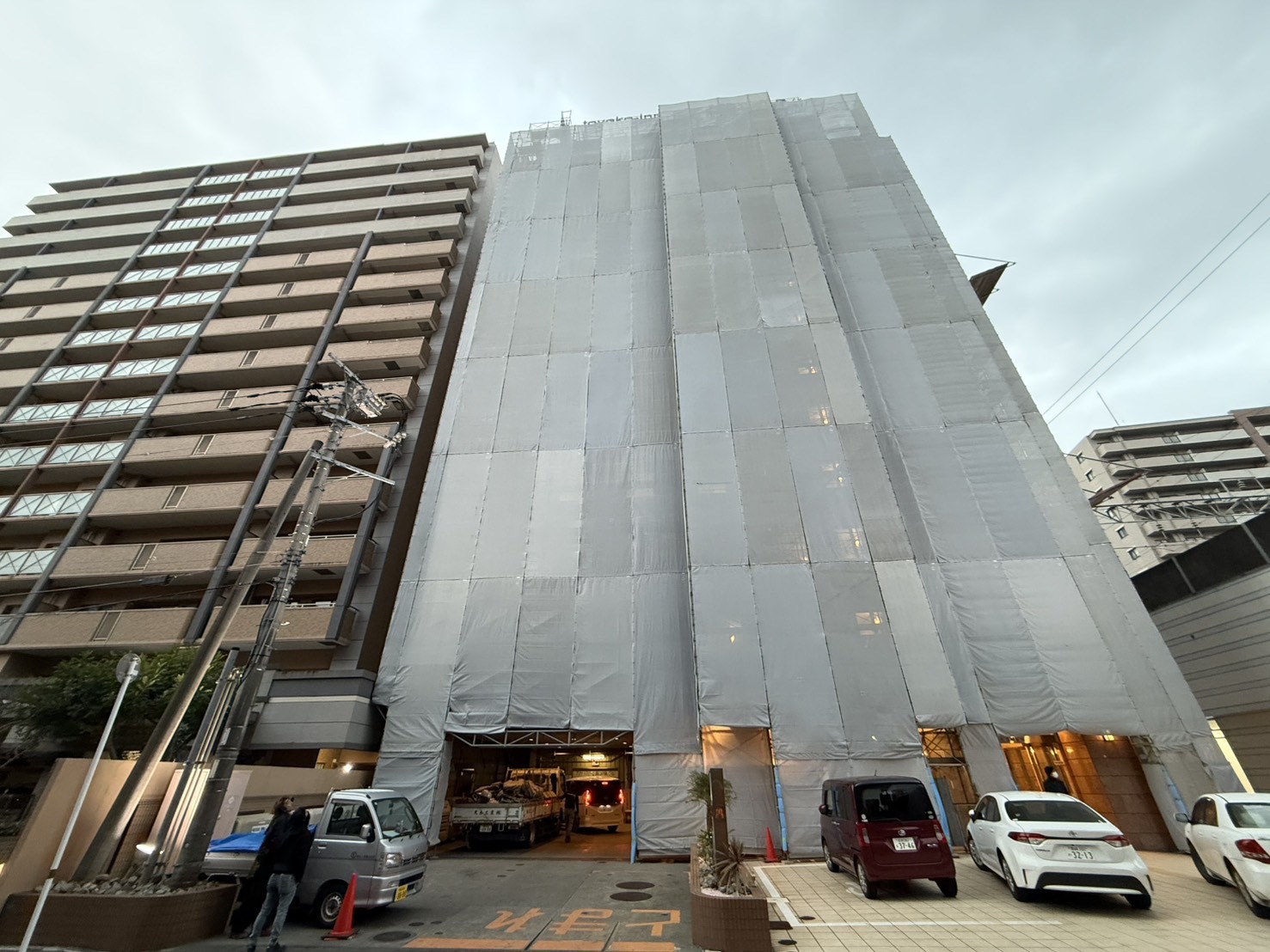 足場工事 施工実績